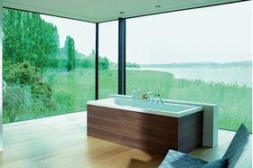 Duravit Rechteck-Badewanne VERO 1800x800mm, 2 Rückenschrägen weiß