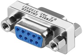 Gender Changer D-Sub, D-SUB/RS-232-Buchse(9-polig)- VPE: 10