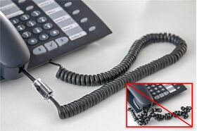 Telefonhörerkabel-Entwirrer (Anti-Twist-Adapter)- VPE: 10