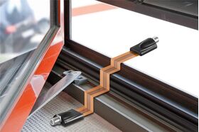 SAT-Fensterdurchführung, extrem flach (0,3 mm), 0.2m- VPE: 1