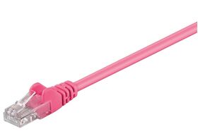 CAT 5e Patchkabel, U/UTP, magenta, 2m- VPE: 1