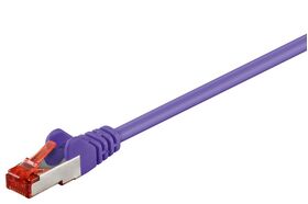CAT 6 Patchkabel, S/FTP (PiMF), lila, 3m- VPE: 1