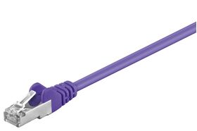 CAT 5e Patchkabel, SF/UTP, violett, 1.5m- VPE: 1