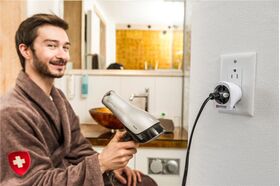 Länderadapter Europa nach USA, US/Japan-Buchse(TypB,NEMA5-15,3-polig)- VPE: 1