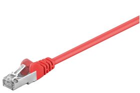 CAT 5e Patchkabel, SF/UTP, rot, 0.5m- VPE: 1