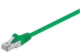 CAT 5e Patchkabel, SF/UTP, grün, 2m- VPE: 1