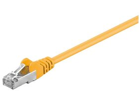 CAT 5e Patchkabel, SF/UTP, gelb, 2m- VPE: 1