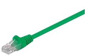 CAT 5e Patchkabel, U/UTP, grün, 0.5m- VPE: 1