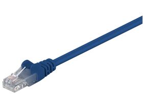 CAT 5e Patchkabel, U/UTP, blau, 1m- VPE: 1