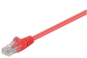 CAT 5e Patchkabel, U/UTP, rot, 3m- VPE: 1