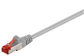 CAT 6 Patchkabel, S/FTP (PiMF), grau, 5m- VPE: 1