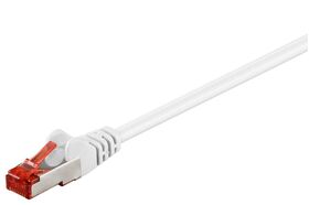 CAT 6 Patchkabel, S/FTP (PiMF), weiß, 5m- VPE: 1
