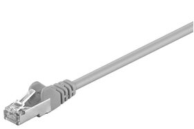 CAT 5e Patchkabel, SF/UTP, grau, 3m- VPE: 1
