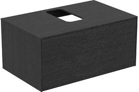 IDS Schubladenfront CONCA für WTU, 802x370mm Eiche geflammt IDEAL STANDARD