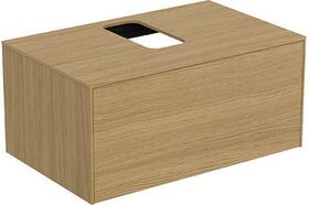 IDS Waschtischplatte CONCA o Auss 802x505mm a Nr2019 Eiche hell IDEAL STANDARD