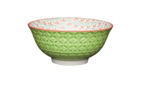 Mikasa  MIK Bowl Geom.Lime grün 15.5 - 4 VPE