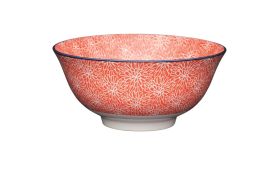 Mikasa  MIK  Bowl Red Floral rot 15.5 - 4 VPE