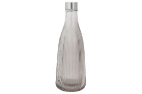 COSY & TRENDY  Flasche Atla 1l H28cm grey - 6 VPE