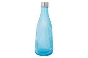 COSY & TRENDY  Flasche Atla 1l H28cm blue - 6 VPE
