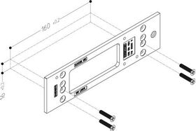 Montagepl.silber f.TS 3000 GEZE