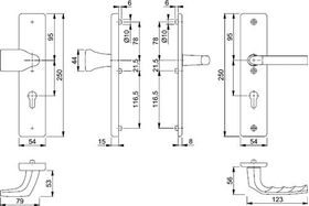 Schutzgarnitur Birm.78G/2222A/2440/1117 Alu.F4 92mm 67-72mm HOPPE