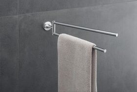 Duravit Handtuchhalter STARCK T 2-armig, beweglich, 486mm chrom