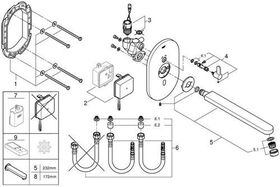Grohe Infrarot-Elektronik EUROSMART CE m Mischung Trafo chr