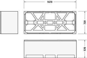 Duravit Rechteck-Badewanne VERO AIR Einbauversion 1 RS 1700x750mm weiß
