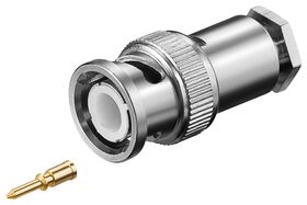 BNC-Stecker mit Schraubanschluss- VPE: 10