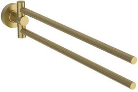 IDS Handtuchstange IOM doppelt, 68x403x48mm brushed gold IDEAL STANDARD