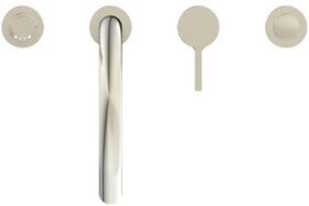 IDS 4-Loch-Badearmatur JOY mit Auslauf silver storm IDEAL STANDARD