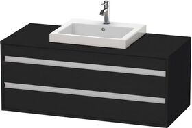 Duravit Waschtischunterbau KETHO 550x1200x496mm eiche schwarz