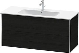 Duravit Waschtischunterbau XSQUARE 560x1210x478mm eiche schwarz
