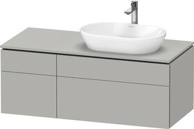 Duravit Waschtischunterbau L-CUBE 1220x482x550mm betongr ma o ES