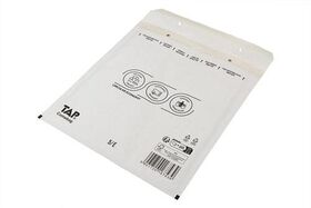 Luftpolsterversandtasche Innenmaß 220x265mm DIN B5 weiß SK-Verschlus TRANSPAK - VPE: 100