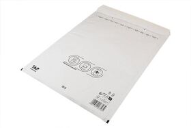 Luftpolsterversandtasche Innenmaß 350x470mm DIN C3 weiß SK-Verschlus TRANSPAK - VPE: 100