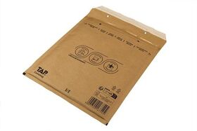 Luftpolsterversandtasche Innenmaß 220x265mm DIN B5 braun SK-Verschluss TRANSPAK - VPE: 100