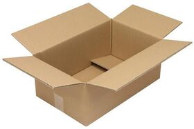 Faltkarton 2-wellig Maße 450x280x180mm Qualität 2.30BC braun TRANSPAK - VPE: 20
