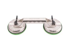 Saugheber Trgf.80kg Kopf-D.118mm 2 Köpfe Alu TECWERK
