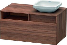 Duravit Waschtischunterbau DURASTYLE 550x1000x500mm Auss re nussbaum natur