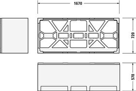 Duravit Wannenträger VERO AIR für 700412, 170x75 cm