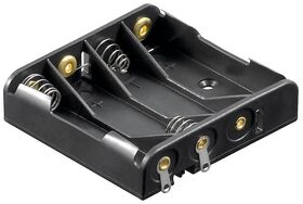 4x AAA (Micro) Batteriehalter- VPE: 50