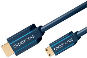 Mini-HDMI™ Adapterkabel mit Ethernet, 2m- VPE: 1