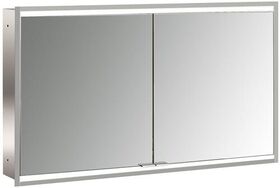 Emco LED-Lichtsp.schr. PRIME 2 FACELIFT UP 1200x730mm 2-türig aluminium/spiegel EMCO