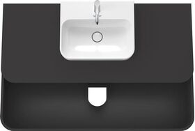 Duravit WTU HAPPY D.2 PLUS 1300x550mm 2 Schubk gra s-matt o ES