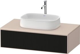Duravit Waschtischunterbau Zencha 1000x281x550mm sw ls / ta s-matt o ES