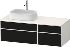 Duravit Waschtischunterbau Zencha 1300x442x550mm sw ls / we s-matt o ES