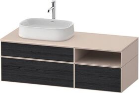 Duravit Waschtischunterbau Zencha 1300x442x550mm Ei sw / ta s-matt o ES