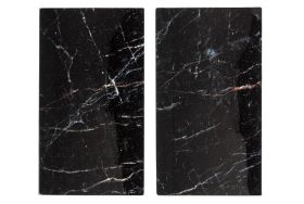 WENKO  Glasabdeckpl.Marmor schwarz 2e