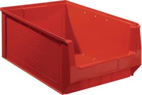Sichtlagerkasten L500/450xB310xH200mm PE rot TECWERK